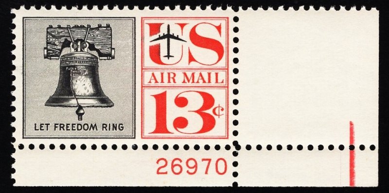 US C62 MNH VF 13 Cent Liberty Bell