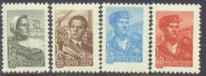 RUSSIA 2290-93 MNH 1958-60 WORKER'S ISSUE