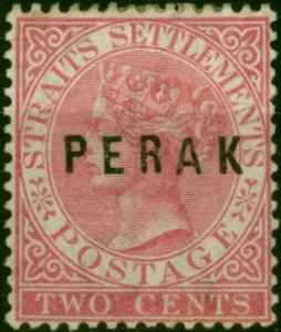 Perak 1883 2c Pale Rose SG11 Fine MM