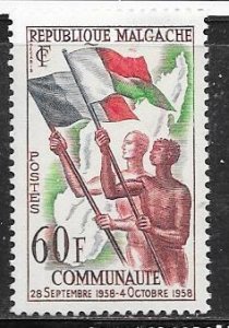 Malagasy Republic #305   60fr  (MLH) CV $1.60