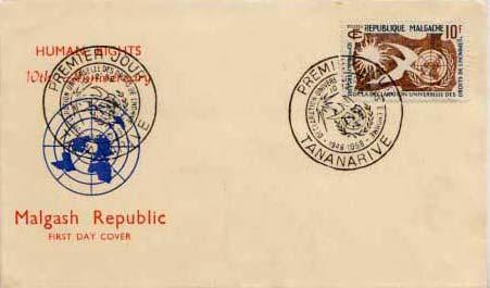Madagascar, First Day Cover