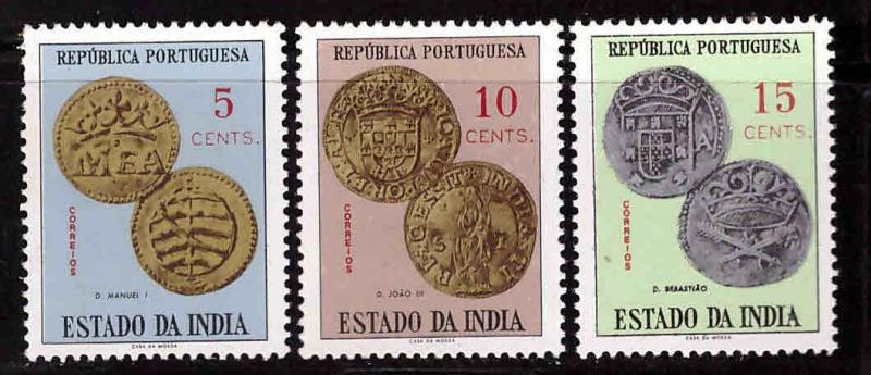 Portuguese India Scott 598-600 MNH**  stamps