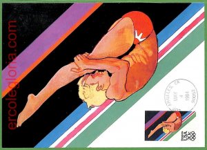 18052 - USA - SET OF 4 PIECES MAXIMUM CARD - 1984 - Olympic Games-