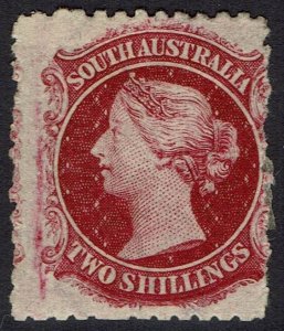 SOUTH AUSTRALIA 1876 QV 2/- WMK BROAD STAR