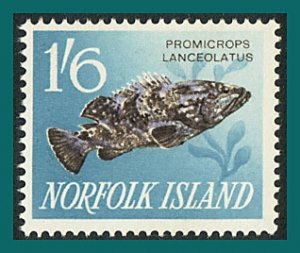 Norfolk Island 1963 Fish, 1'6s used  #58,SG47