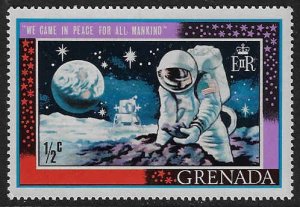 Grenada #328 MNH; 1/2c Astronauts on Moon (1969) (2)