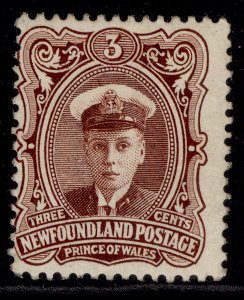 CANADA - Newfoundland GV SG119, 3c red-brown, M MINT. Cat £26.