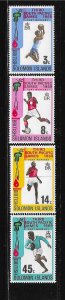 Solomon islands 1969 South Pacific Games Sports Sc 198-201 MNH A2353