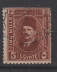 Egypt Scott#  135  used  single