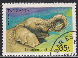 Tanzania 796 African Elephant 1991