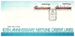 Singapore, Worldwide First Day Cover, U.S. Ships