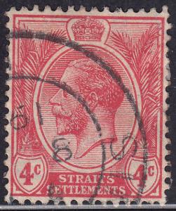 Straights Settlement 183 USED 1921 King George V