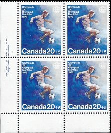 CANADA   #B12 MNH LOWER LEFT PLATE BLOCK  (3)