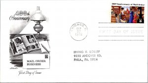 FDC 1972 SC #1468 Artmaster Cachet - Chicago, ILL - Single - F78538