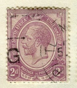 SOUTH AFRICA; 1913 early GV issue fine used 2d. value
