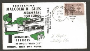 1954 US Boy Scout Giles High School Mooseheart Troops 20 & 30