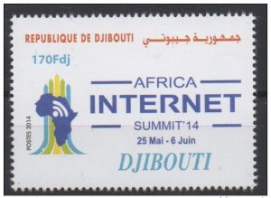 2014 Djibouti Djibouti New Africa Internet Summit Summit MNH RARE-