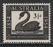 1954 Australia - Sc 274 - MH VF - 1 single - Swan