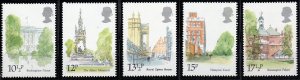 Great Britain 1980 -  LONDON LANDMARKS MNH set  # 910-914