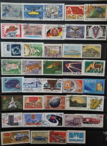 USSR Russia Stamp Lot Used CTO Soviet Union T6181