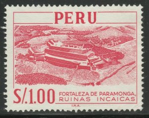 1966 Peru 1s Imprint I.N.A. Used A18P55F422-