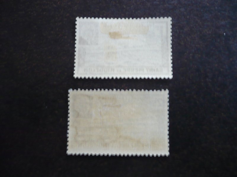 Stamps - St Pierre Miquelon - Scott# 206a-206b - Mint Hinged Set of 2 Stamps