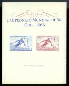 SCOTT #C267v SKIING SOUVENIR SHEET MINT NEVER HINGED-SEE NOTE on C267 CATS $35