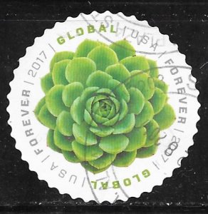 USA 5198: Green Succulent Global Forever, used, VF