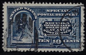 Scott #E4 - $150.00 – XF-Used – Neat black cancel. With 2021 PSAG Cert