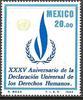 MEXICO Scott 1337 MNH** 1983 Human Rights stamp