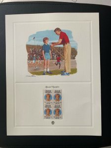 SCOTT 1788 - Special Olympics   - USPS COMMEMORATIVE STAMP PANEL