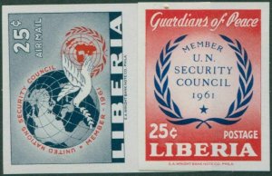 Liberia 1961 SG844 UN Security Council MS imperf MNH