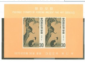 Korea #719a Mint (NH) Souvenir Sheet