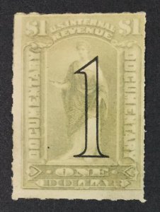 MOMEN: US STAMPS #R184 MINT OG H REVENUE LOT #48158