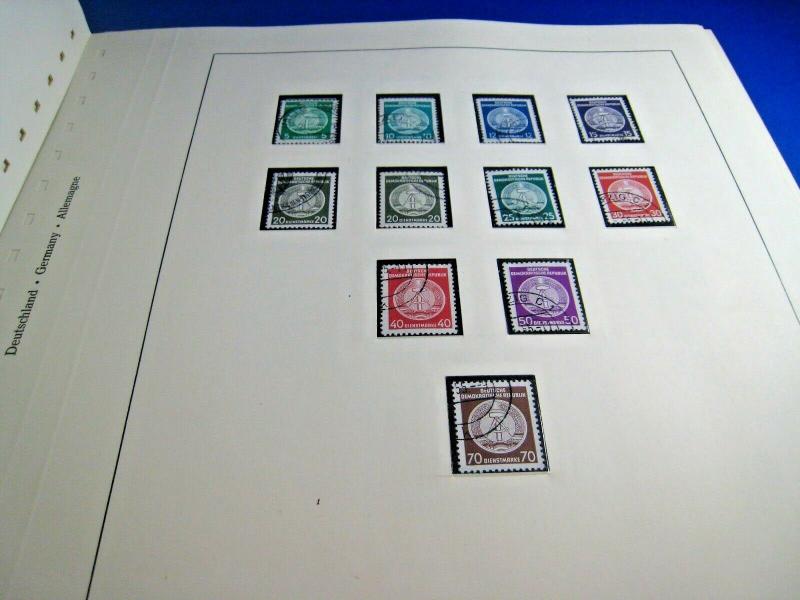 GERMANY 1956 TO 1966 - COLLECTION ON 68 LINDNER HINGLESS PAGES  USED & MINT