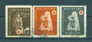 Croatia sc# B42-51 used cat value $13.40