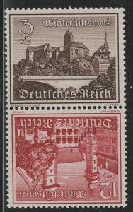 Germany Scott # B160, B165, mint nh, tete beche, Mi# SK36