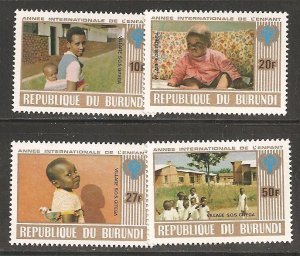 Burundi SC 557-60 MNH