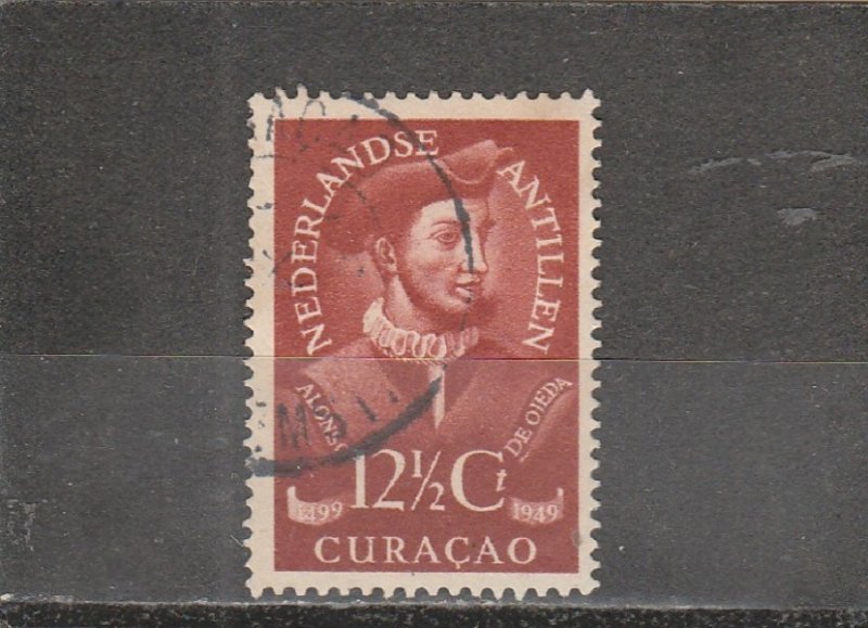 Netherlands Antilles  Scott#  204  Used  (1949 Alonso de Ojeda)