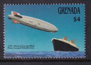 Grenada 1635 Zeppelin Ship MNH VF