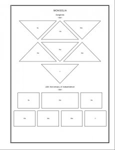 PRINTED MONGOLIA 1924-2010 STAMP ALBUM PAGES (642 pages)