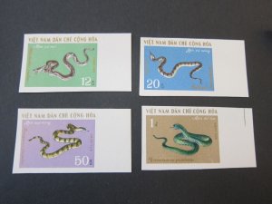 Vietnam 1970 Sc 613-6 imperf. set FU