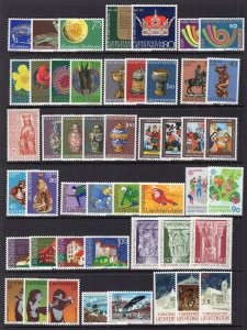Liechtenstein 1960's-1980's Mint H Collection Mostly Sets 173 Stamps