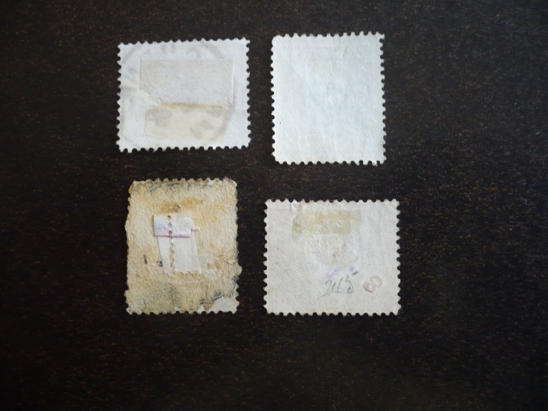 Stamps - Victoria - Scott# 160-162,166 - Used Part Set of 4 Stamps