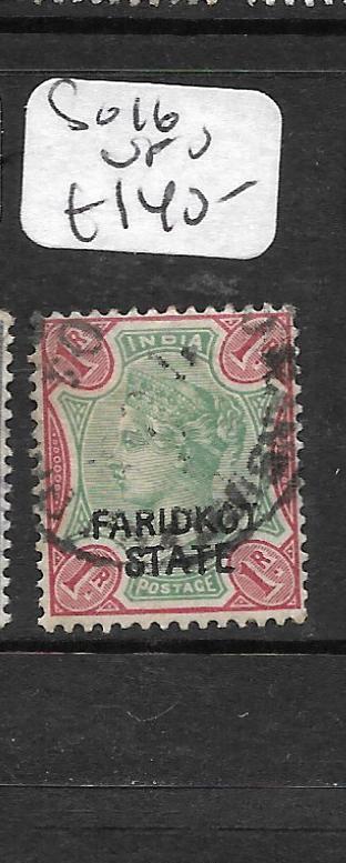 INDIA  FARIDKOT (PP3108B)  QV 1R  SG 16  VFU