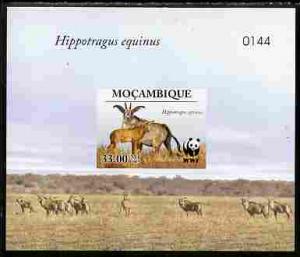 Mozambique 2009 WWF - Antelope Hippotragus equinus imperf...