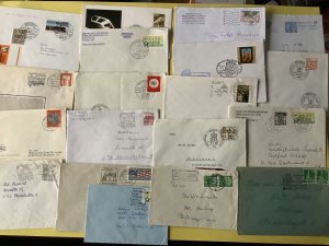 Germany 35 postal stamps covers items Ref A593  