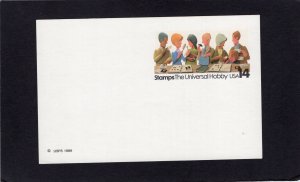 UX110 Stamp Collecting, MNH postal card