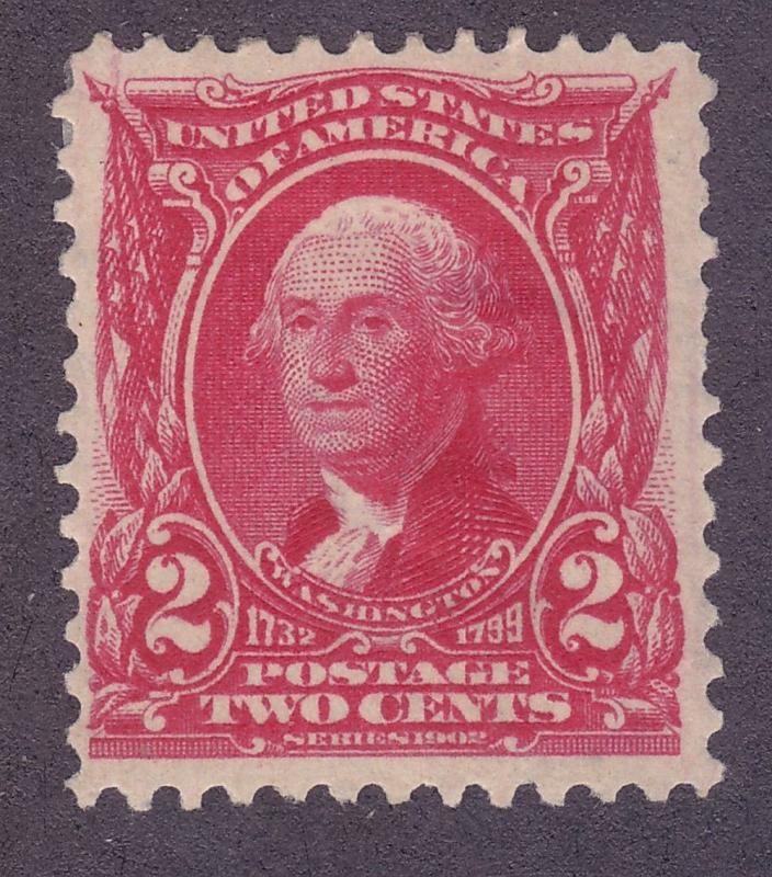 US 301 Mint OG 1903 2¢ Carmine Washington F-VF