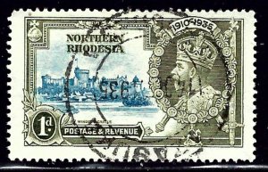 Northern  Rhodesia 18 Used 1935 KGV Silver Jubilee  (ap1061)